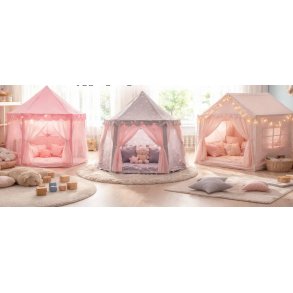 Legetelt til b�rn i hyggelige designs til leg og fantasi