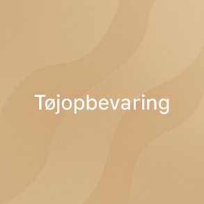 Tøj opbevaring