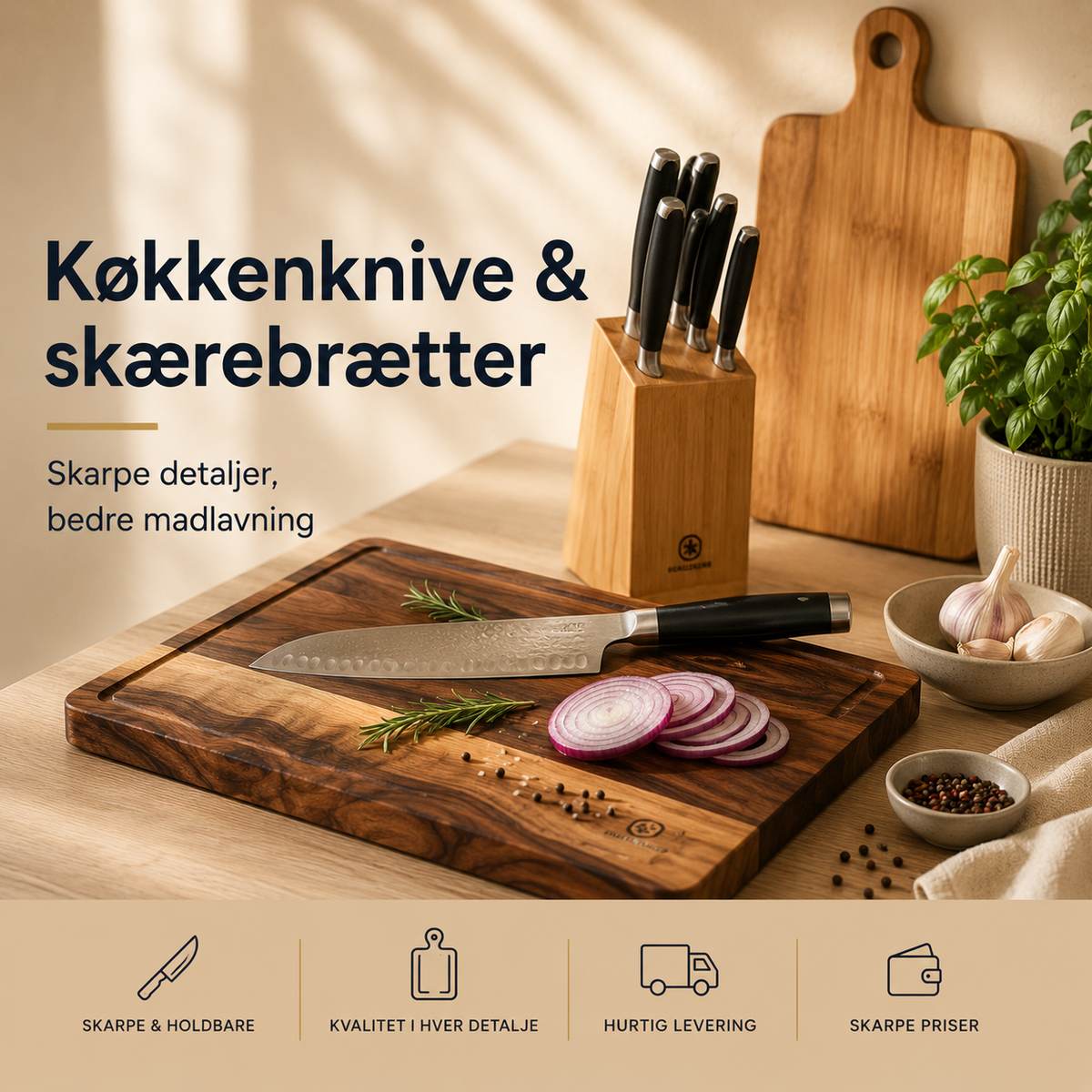 K&oslash;kkenknive & sk&aelig;rebr&aelig;tter