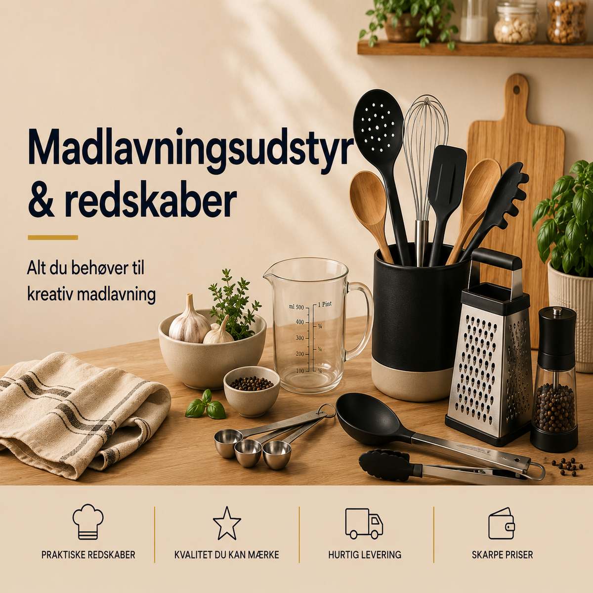 Madlavningsudstyr & redskaber