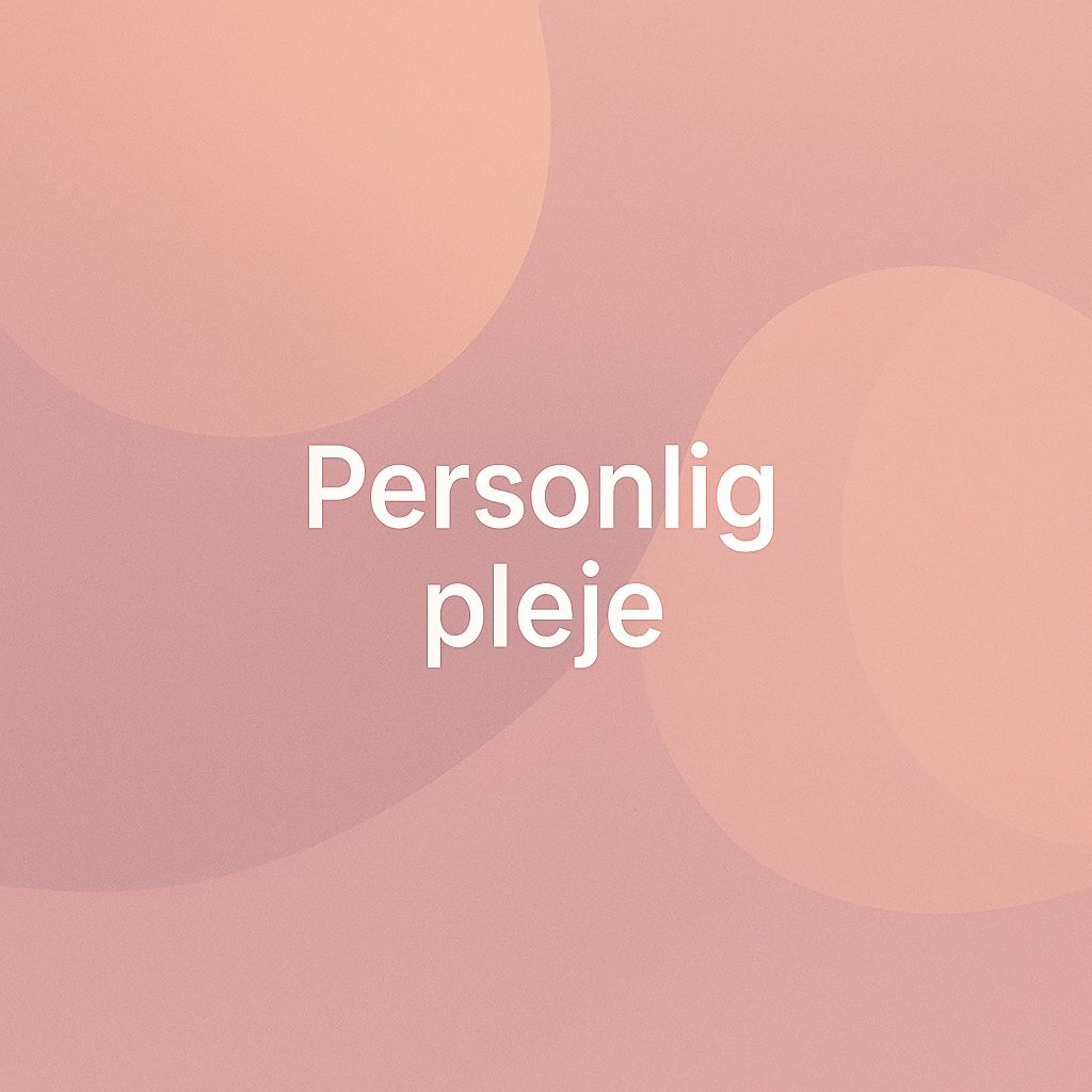 Personlig pleje & wellness