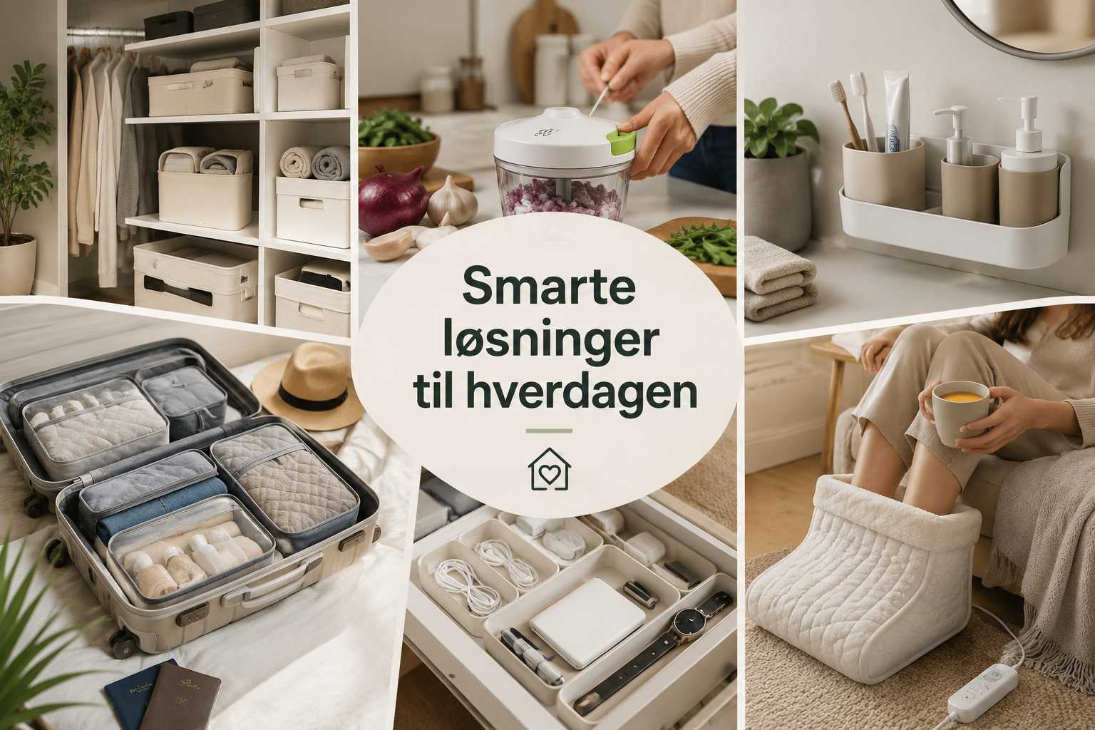 Praktiske og smarte l�sninger til organisering, komfort og hverdagen i hjemmet