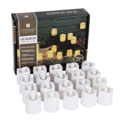 LED fyrfadslys 20 stk