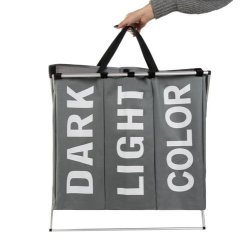 Vasketjskurv med 3 rum