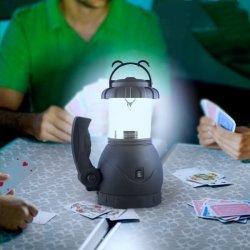 Campinglampe med lygte