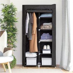 Stofgarderobeskab til tj og sko