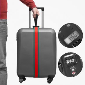 Kuffertvgt med bagagestrop