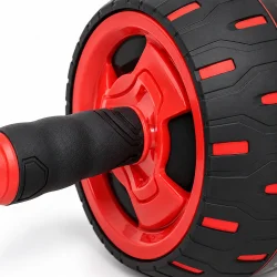 Ab roller t�t p� med skridsikker hjuloverflade, r�d hjulkonstruktion og profileret h�ndtag