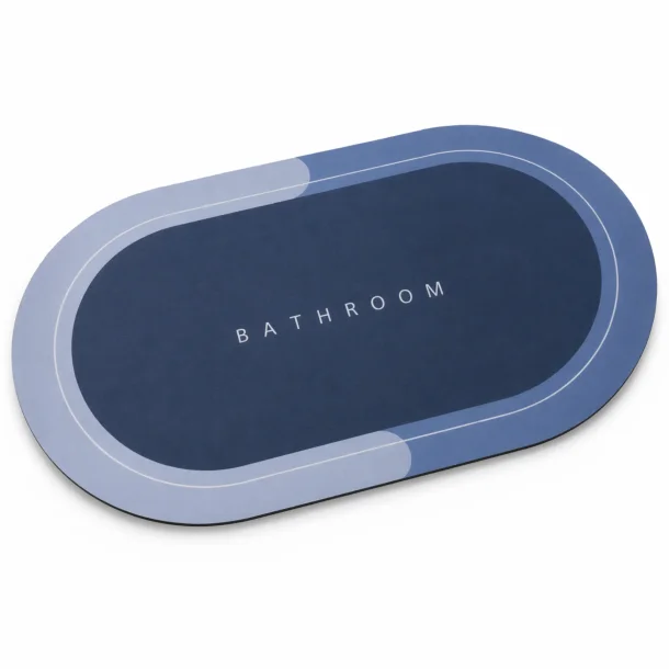 Badem�tte skridsikker hurtigtt�rrende design p� hvid baggrund