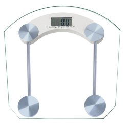 Elektronisk badevgt 180 kg glas lcd