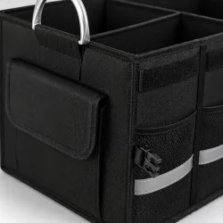 Bagagerums organizer detalje af h�ndtag og materiale