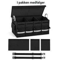 Bagagerums organizer med indhold og tilbeh�r i pakken