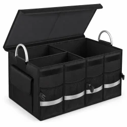 Bagagerums organizer med l�g og rumopdeling i bil