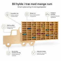 Bil hylde b�rn i tr� med mange rum infografik med funktioner og egenskaber