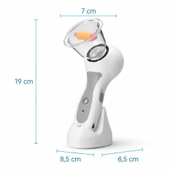cellulite massager med vakuum og LED lys med m�l og dimensioner