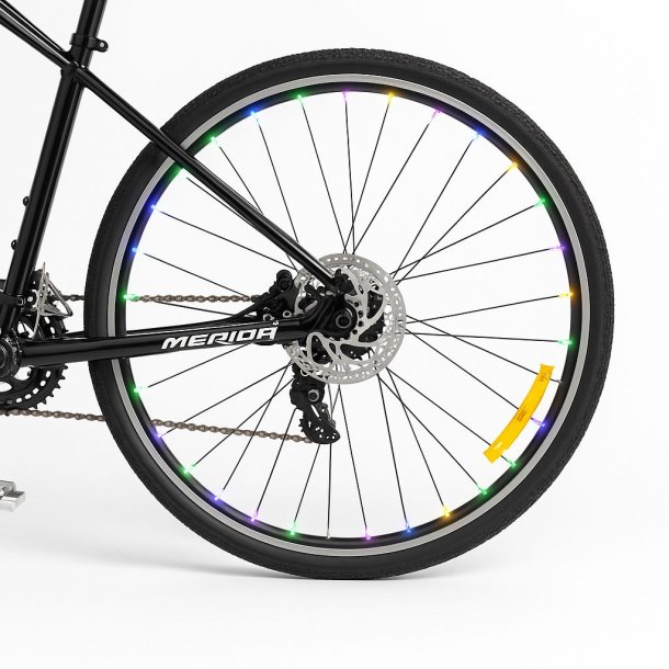 LED cykel hjullys farver