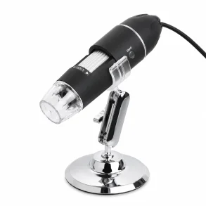 Digitalt mikroskop USB med LED lys og 1600x zoom p� hvid baggrund
