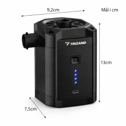 elektrisk luftpumpe batteridrevet til luftmadras med m�l og dimensioner