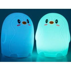 Silikone natlampe pingvin