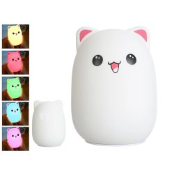 Silikone natlampe kat