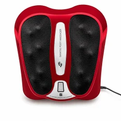 Fodmassage maskine med varme og shiatsu massage p� hvid baggrund