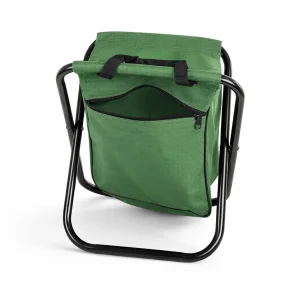 Foldbar fiskestol med opbevaringstaske p� hvid baggrund