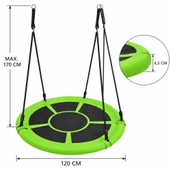 Fugleredegynge med m�langivelser for 120 cm bredde, maks. 170 cm h�jde og 4,5 cm kant