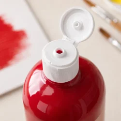 Detalje af hobbymaling 12x1L s�t med fokus p� farve og struktur