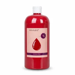 Hobbymaling 12x1L s�t p� hvid baggrund med 12 farver