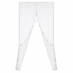 magnetisk insektgardin til d�r p� hvid baggrund myggenet med automatisk lukning