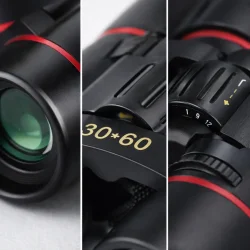 Kikkert 30x60 kompakt med h�j forst�rrelse detalje af linse og fokus