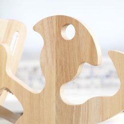 Knivst med knivblok i tr