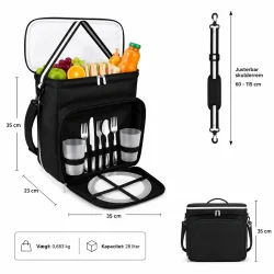 K�letaske med skulderrem � termotaske til picnic