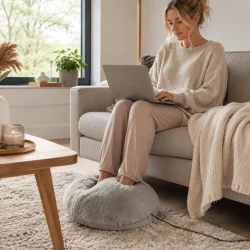 Fodvarmer med varme � bl�d varmepude til kolde f�dder