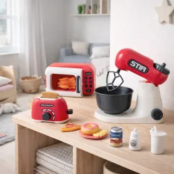 Leget�js k�kkens�t 26 dele med realistiske k�kkenmaskiner i b�rnev�relse milj�