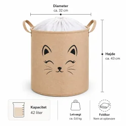 Leget�jskurv med sn�relukning til b�rnev�relse med m�l og dimensioner angivet