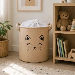 Leget�jskurv med sn�relukning til b�rnev�relse placeret i moderne og roligt interi�r