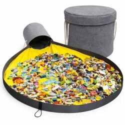 leget�jsm�tte med opbevaring og sn�re stor model p� hvid baggrund