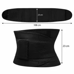 Maveb�lte med m�l p� 108 cm i l�ngden og 23 cm i bredden