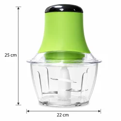 Minihakker med angivne m�l p� 25 cm i h�jden og 22 cm i bredden