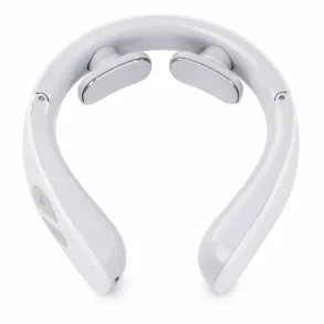 nakke massager med varme og justerbar intensitet p� hvid baggrund