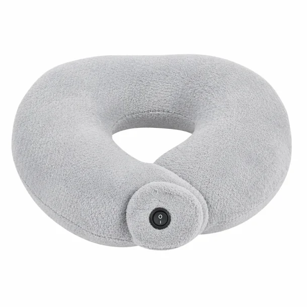 Nakkemassage pude p� hvid baggrund med bl�dt ergonomisk design