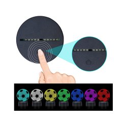 Natlampe til brn fodbold