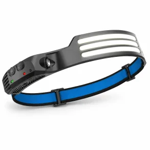 LED pandelampe � genopladelig pandelampe med sensor og USB-opladning
