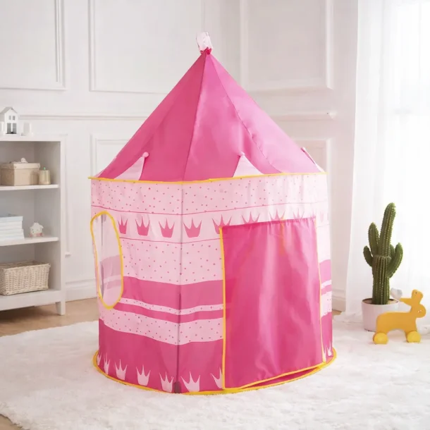 prinsesse slot legetelt til b�rn pink