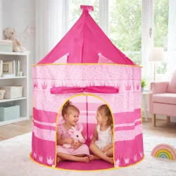 prinsesse legetelt til b�rnev�relse i brug