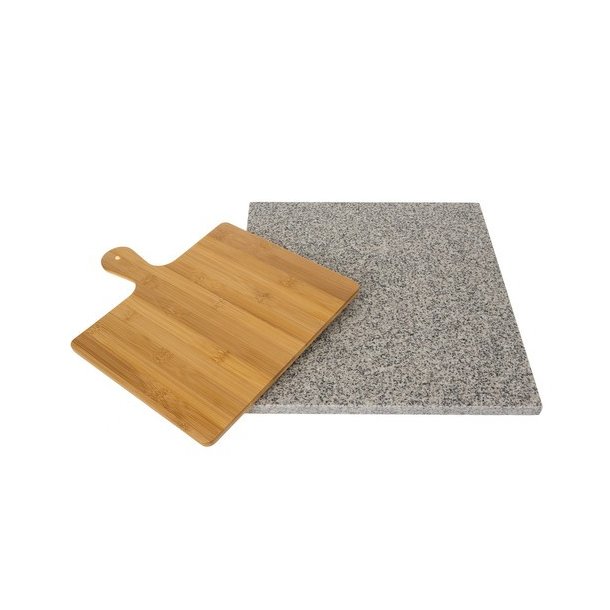 Granit pizzasten med spade