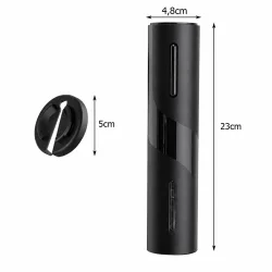 Proptr�kker til vin med m�l og dimensioner 23 cm h�j batteridrevet vin�bner