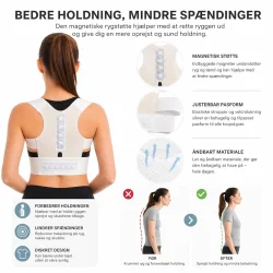 rygst�tte til bedre holdning infografik fordele holdningskorrigerende rygb�lte