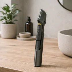 rygtrimmer 5i1 med langt skaft i badev�relse milj�